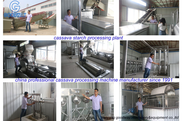 fabricante de máquinas profesionales de procesamiento de yuca en China